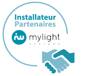 Logo du label Installateur Partenaires mylight